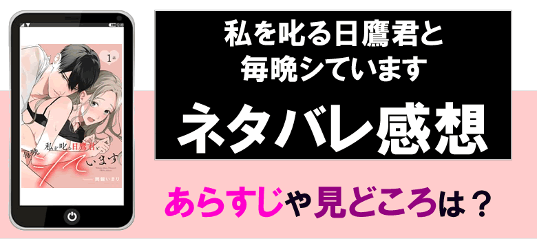 私を叱る日鷹君と毎晩シていますのネタバレ感想