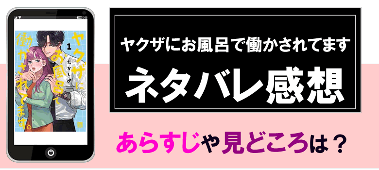 ヤクザにお風呂で働かされていますのネタバレ感想
